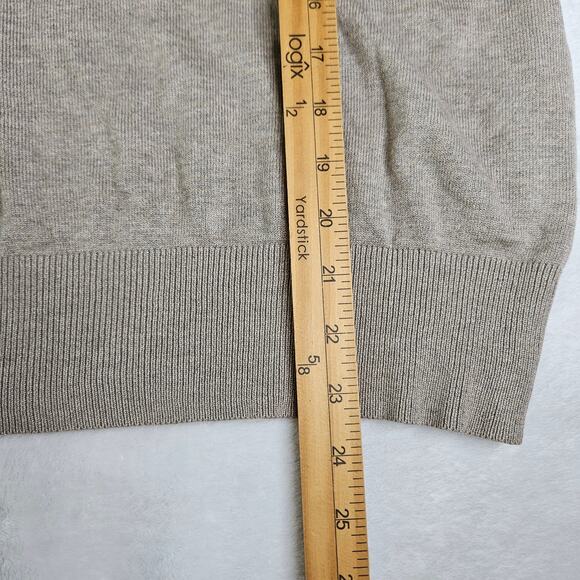 New H&M Slim Fit Knit Turtleneck Sweater Beige Fall Minimalist Comfort Casual XL - Picture 9 of 10